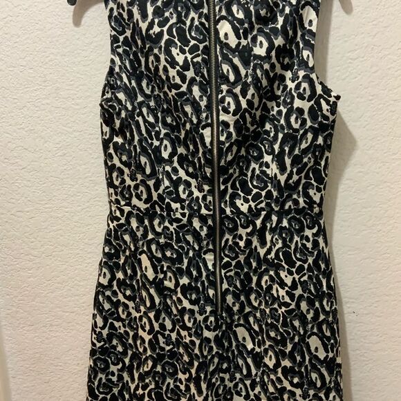 MILLY dress sheath cheetah print size 8 New with tags - Picture 4 of 15
